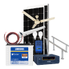 Solar off grid combo 1000va, free celing fan and lights, 15-20 hours backup. MPPT solar charger, 1000 VA inverter, 150ah solar battery
