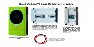 FlinInfini Turbo MPPT 5.6kW Solar Hybrid Inverter Package 
